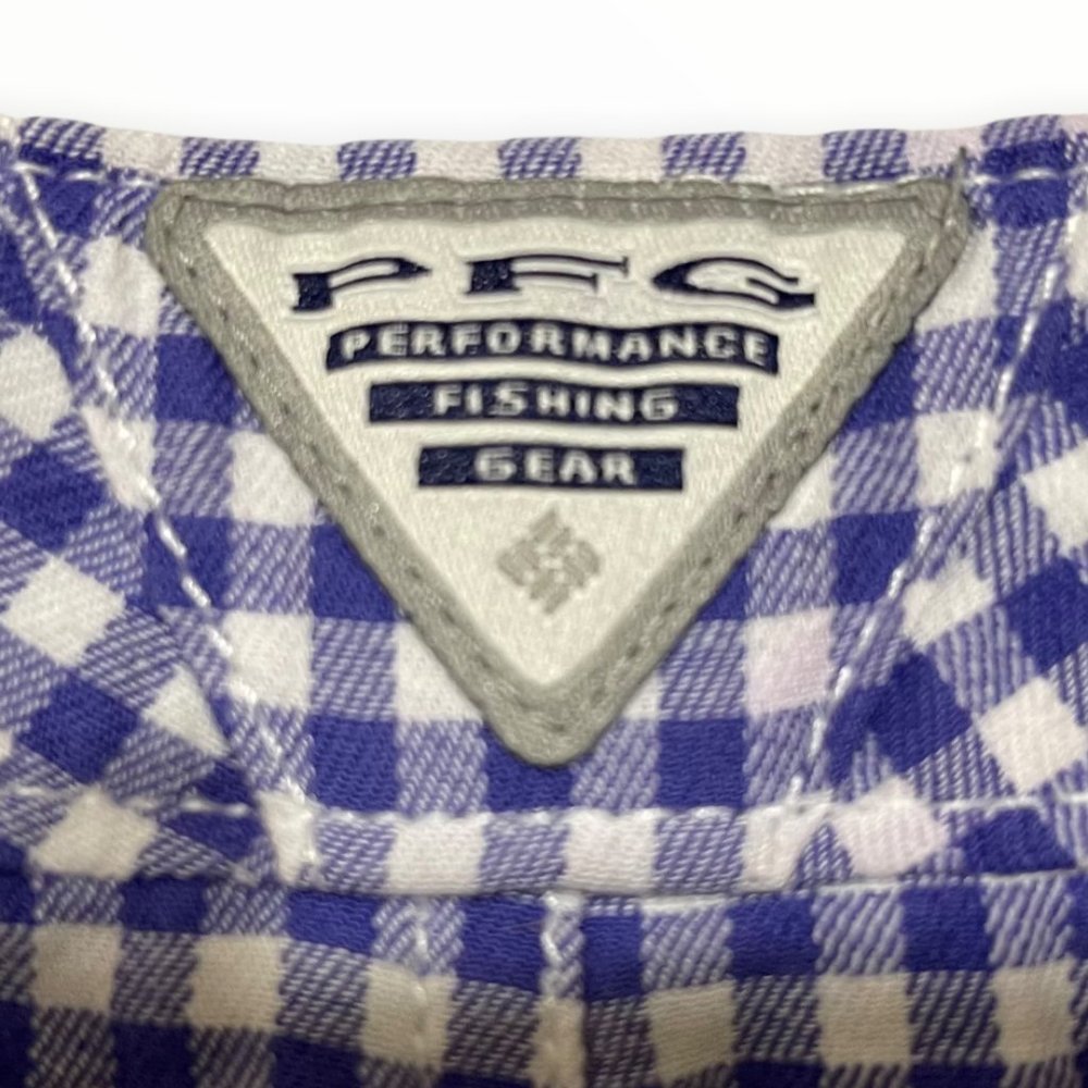 Columbia Size 6 Gingham Bonehead Performance Fishing Gear Shorts - Picture 5 of 8